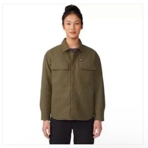 Women's Olive Green Shacket Mountain Hardwear